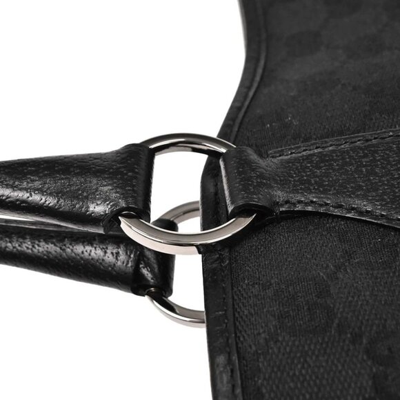 Gucci Black Canvas GG Tote Handbag - Picture 6 of 10